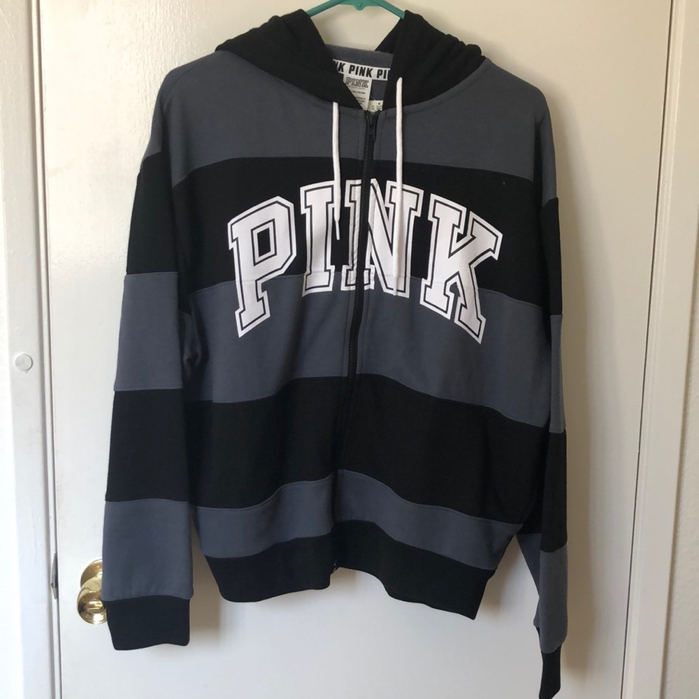 PINK zip-up sweatshirt